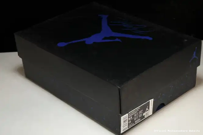 Official Maikesneakers Black Retro Jordan 4 CT8527-018 Game Royal 0617